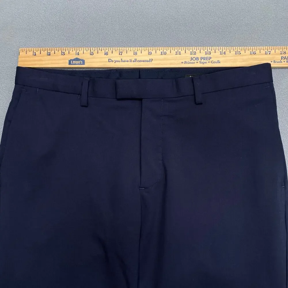 Banana Republic Marzotto Super 120s Slim Fit Blue‎ 32x36*34.5 Wool Dress Pants